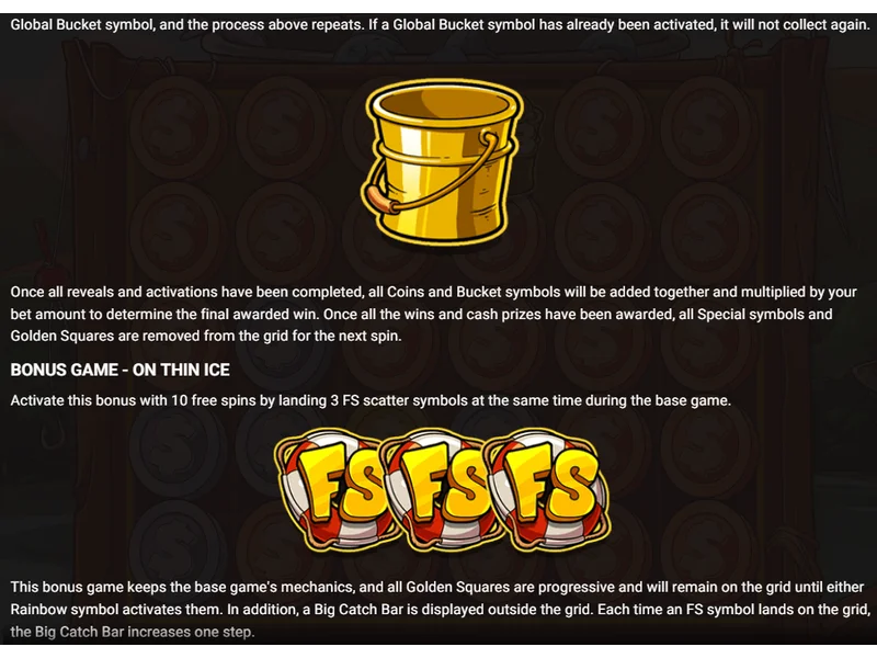 Le Fisherman feature activation screen showing free spins trigger